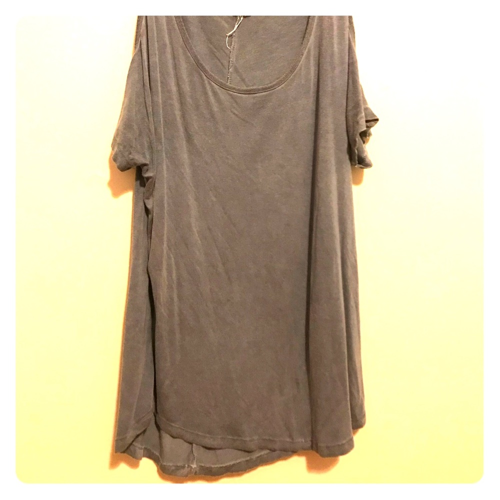 Grey/Blue long open sleeved shirt